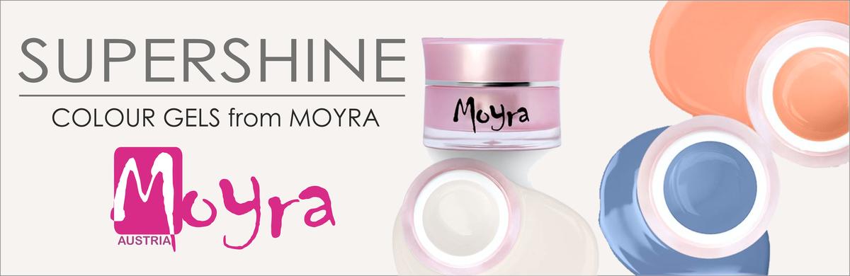 Supershine Colour Gele von Moyra - perfekt abdeckendes Farbgel, langlebig und leicht zu verarbeitendes Gel für die UV/LED-Lampe. Colour Gel – Supershine Farbgel Cream Cake Nr.586